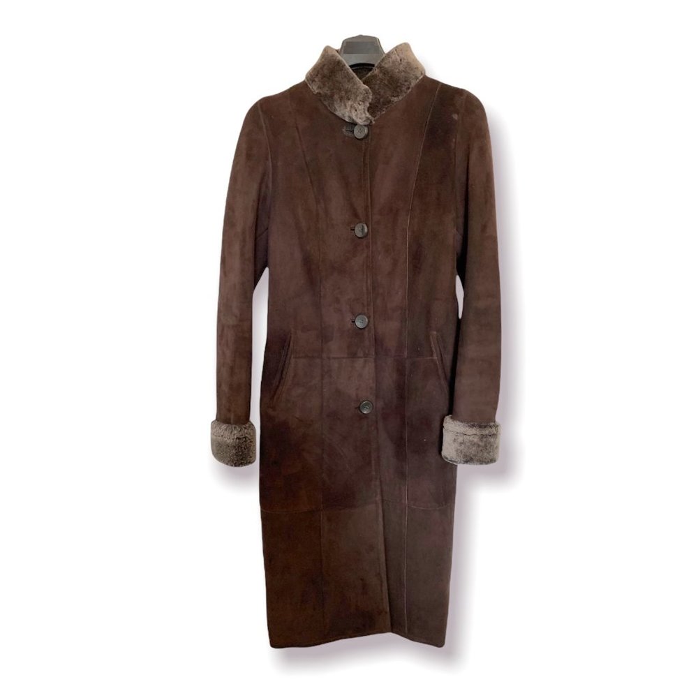 Manzari Shearling Full Length Coat